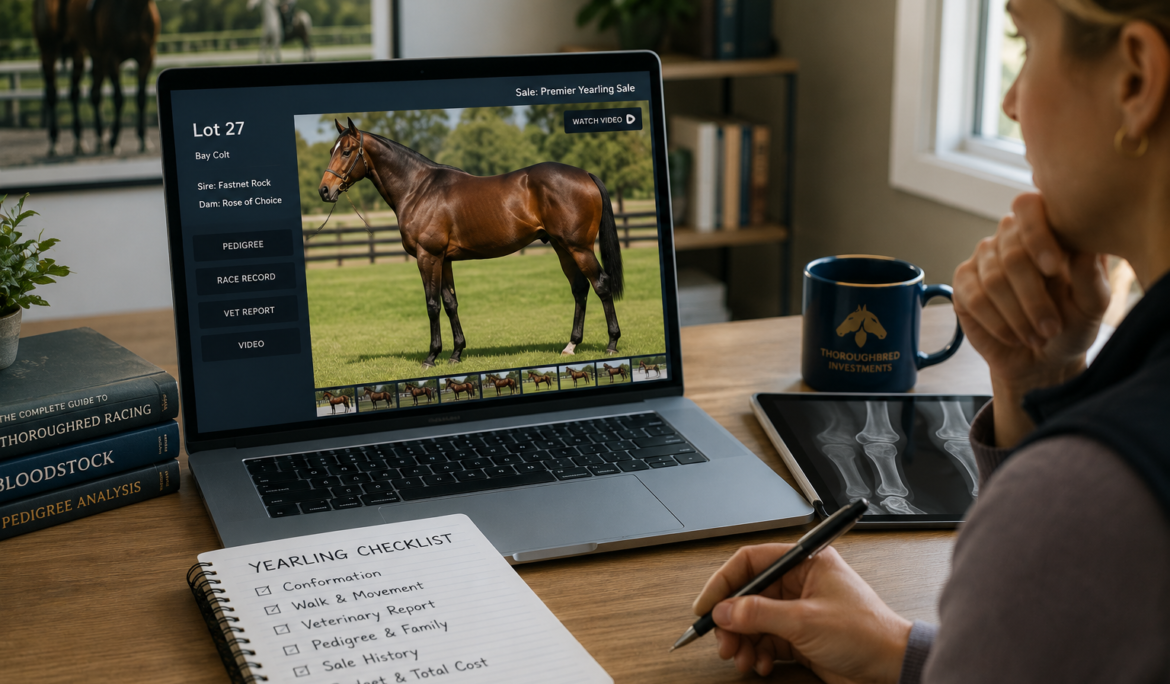 Buying a Thoroughbred Yearling Online: What Serious Owners Should Check First