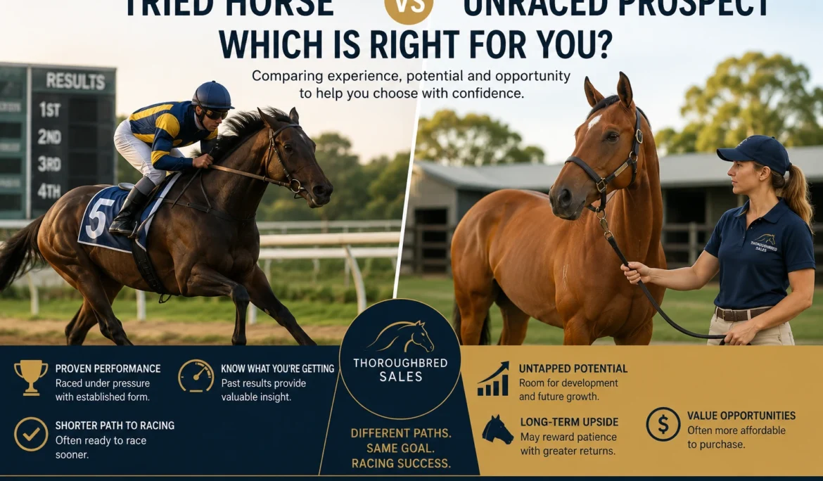 Tried Horse vs Unraced Prospect